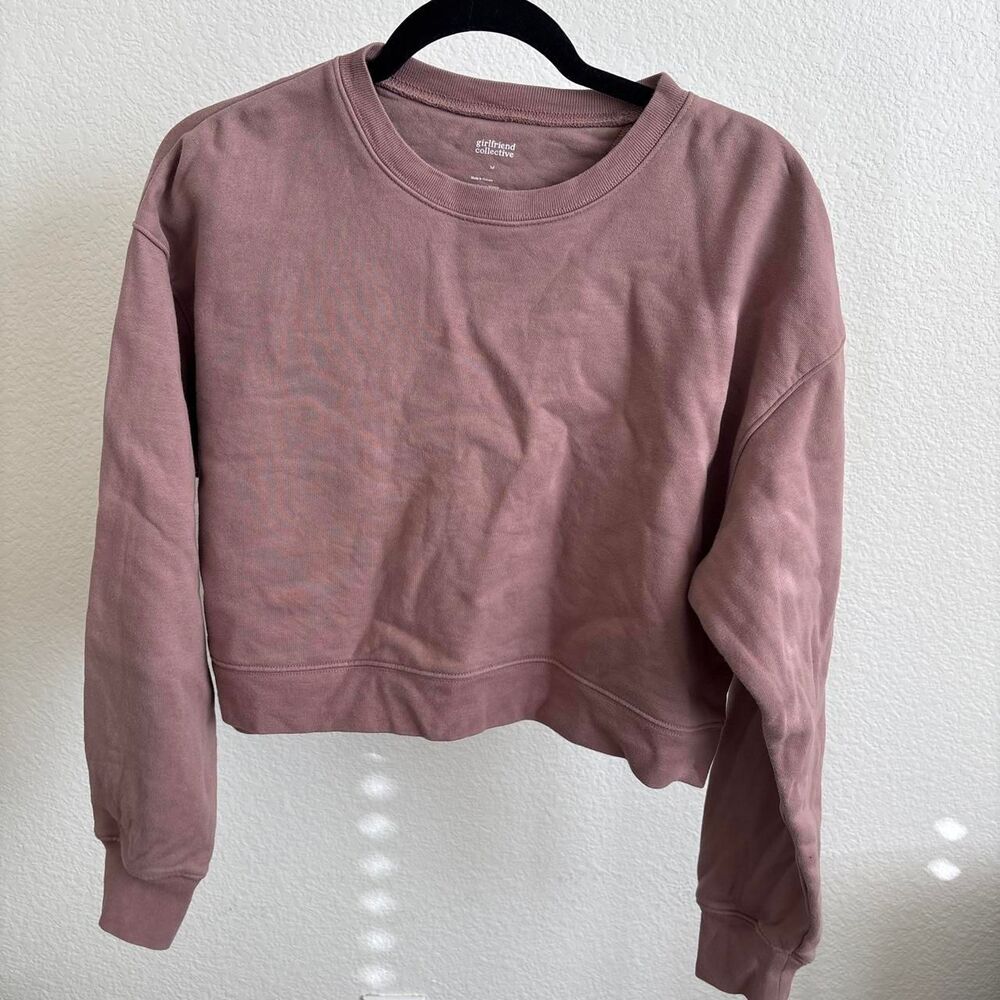 Girlfriend-collective Women's Pink and Brown Sweatshirt